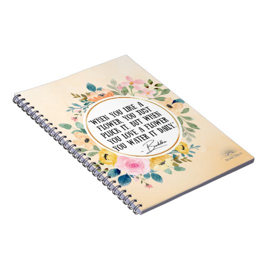 Buddha Zitatszeitschrift Notizblock (Rechte Seite)