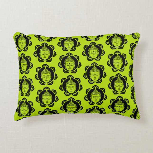 Buddha Zuhause und Leben Dekokissen (Vorderseite)