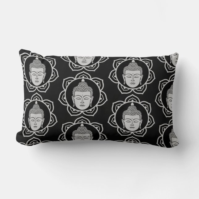 Buddha Zuhause und Leben Lendenkissen (Vorderseite)
