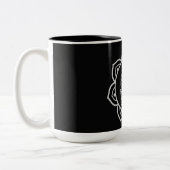 Buddha Zuhause und Leben Zweifarbige Tasse (Links)