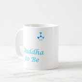 Buddha, zum im Blau zu sein Kaffeetasse (Vorderseite Links)