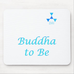 Buddha, zum im Blau zu sein Mousepad