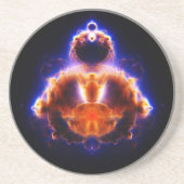 Buddhabrot Map Mandelbrot Set Gautama Buddha Untersetzer (Vorne)