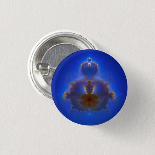 Buddhabrot Sky Button (Vorne & Hinten)