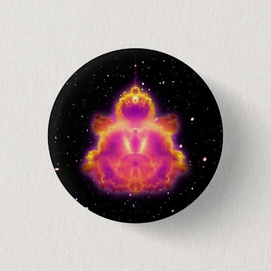 Buddhabrot Space Button (Vorderseite)