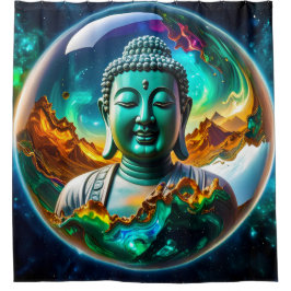 Buddhacore sphere 001 duschvorhang
