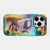Buddhagesicht iPhone Hülle (Rückseite (Horizontal))