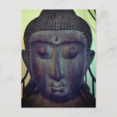 Buddhagesicht Postkarte (Vorderseite)