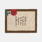 BuddhaHeute #4 Buddha Accogliente Fleecedecke (Vorderseite (Horizontal))