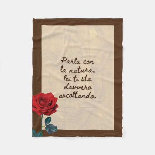 BuddhaHeute #4 Buddha Accogliente Fleecedecke (Vorderseite)