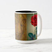 BuddhaHeute V1 #23 Zen Tasse - Buddha Rose (VorderseiteRechts)