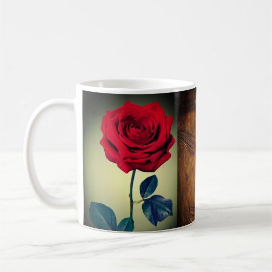 BuddhaHeute V1 #32 Zen Tasse - Buddha Rose (Links)