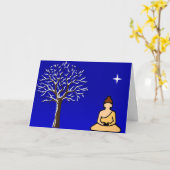 Buddhamas Karte (Gelbe Blume)