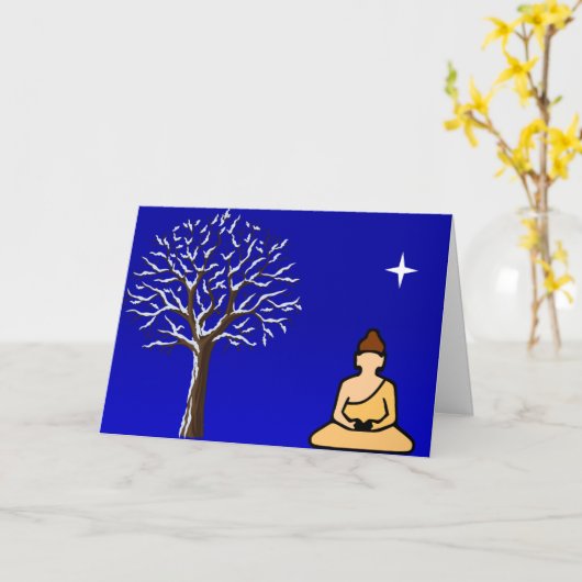 Buddhamas Karte (Gelbe Blume)