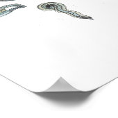 Buddhas Augen drucken Poster (Ecke)