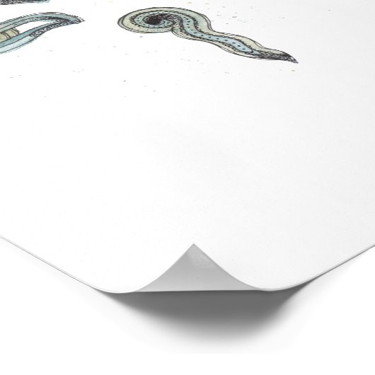 Buddhas Augen drucken Poster (Ecke)