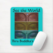 Buddhas Augen Mousepad (Mit Mouse)