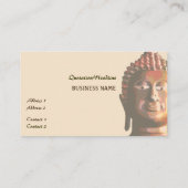 Buddhas Business Card, Holistische Heilmittel Visitenkarte (Rückseite)