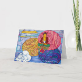 BUDDHA'S DREAMS Folded Card Feiertagskarte