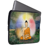 Buddhas Erleuchtung Dharma Wheel Laptop Sleeve (Vorne Rechts)