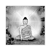 Buddhas Erleuchtung Rubber-Briefmarke Gummistempel (Prägung)