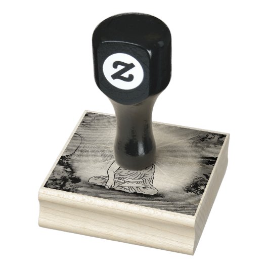 Buddhas Erleuchtung Rubber-Briefmarke Gummistempel (Stempel)
