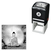 Buddhas Erleuchtung Selbsterinnende Briefmarke Permastempel (Beispiel)