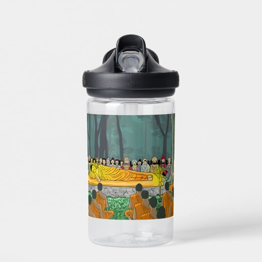 Buddhas Final Nirvana Trinkflasche (Vorne)