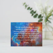 Buddhas glückliche Weisheit-Postkarte Postkarte (Stehend Vorderseite)