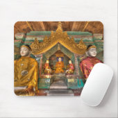 Buddhas in einem Tempel Mousepad (Mit Mouse)