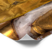 Buddhas in einem Tempel Poster (Ecke)