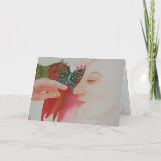 Buddhas Kuss Karte (Vorderseite)