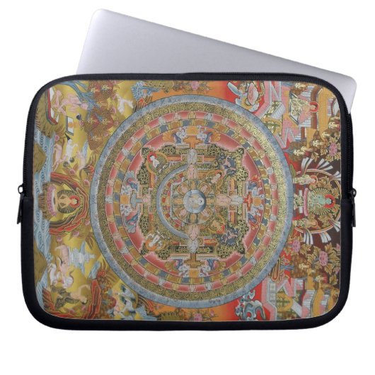 Buddhas Leben-Laptop-Hülse Laptopschutzhülle (Vorderseite)