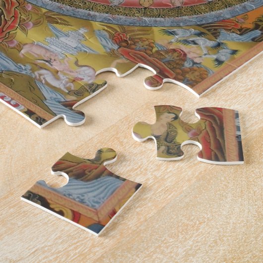 Buddhas Leben-Mandala-Puzzlespiel Puzzle (Seite)