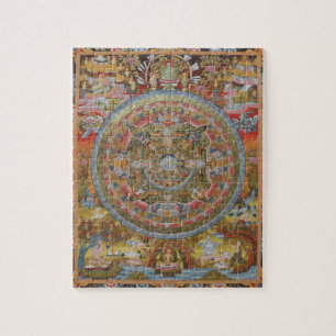 Buddhas Leben-Mandala-Puzzlespiel Puzzle