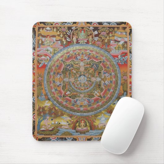 Buddhas Leben Mousepad (Mit Mouse)