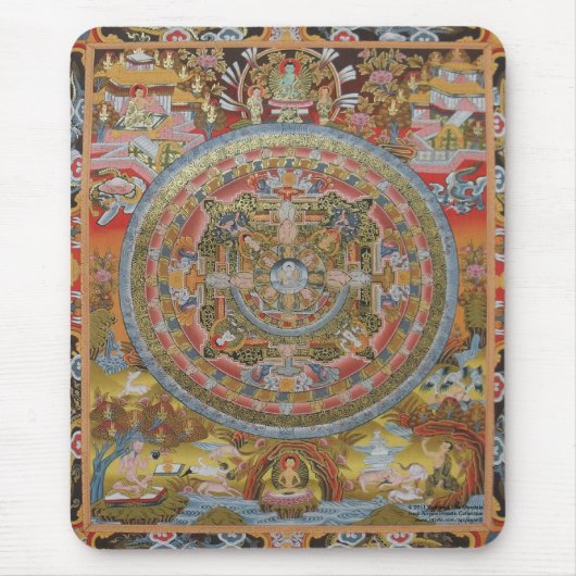 Buddhas Leben Mousepad (Vorne)
