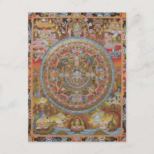 Buddhas Leben-Postkarte Postkarte (Vorderseite)