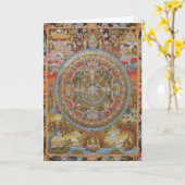 Buddhas Lebensgrüßkarte Karte (Gelbe Blume)