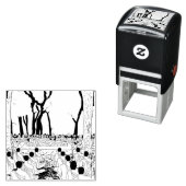 Buddhas letzte Nirvana-Briefmarke Permastempel (Beispiel)