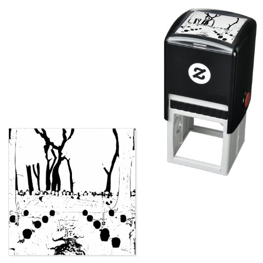 Buddhas letzte Nirvana-Briefmarke Permastempel (Beispiel)