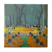 Buddhas letzte Nirvana-Keramik Fliese (Vorderseite)