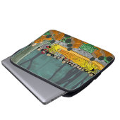 Buddhas letztes Nirvana-Laptop-Sieb Laptopschutzhülle (Vorne Knopf)