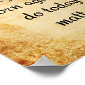 Buddhas Motivierend Zitat Poster (Ecke)