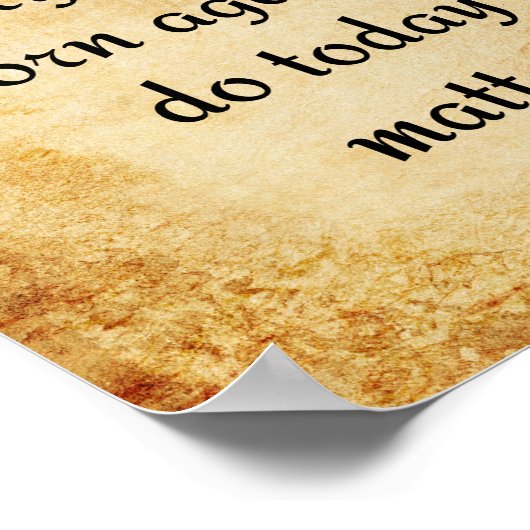 Buddhas Motivierend Zitat Poster (Ecke)