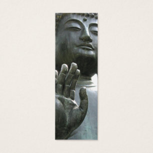 Buddhas Palmen-Visitenkarte