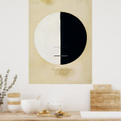 Buddhas Standpunkt im Irdischen Leben von Hilma Poster (Küche)