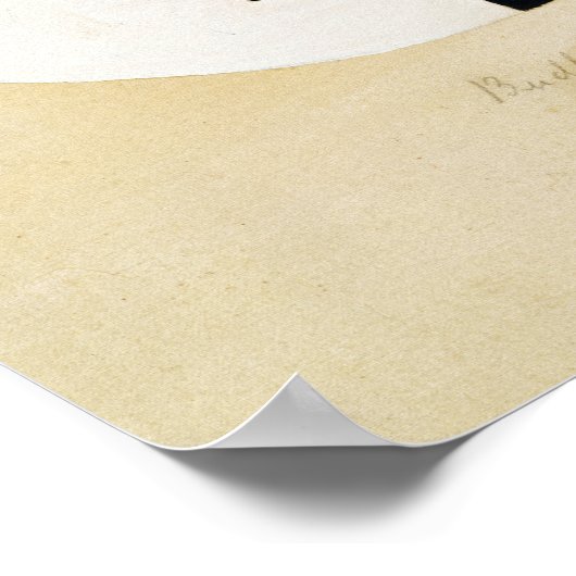 Buddhas Standpunkt im Irdischen Leben von Klint Poster (Ecke)