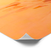 Buddhas Sunset Reflektion Poster (Ecke)