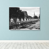 Buddhas von Ayutthaya Leinwanddruck (Insitu (Holzboden))